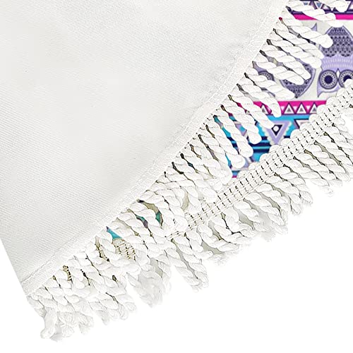 36 Inch Christmas Tree Skirt Ethnic Owls Geometric Tree Skirt Mat Decoration Holiday Party Farmhouse Xmas Tree Mat For Home Indoor Outdoor #TOP5