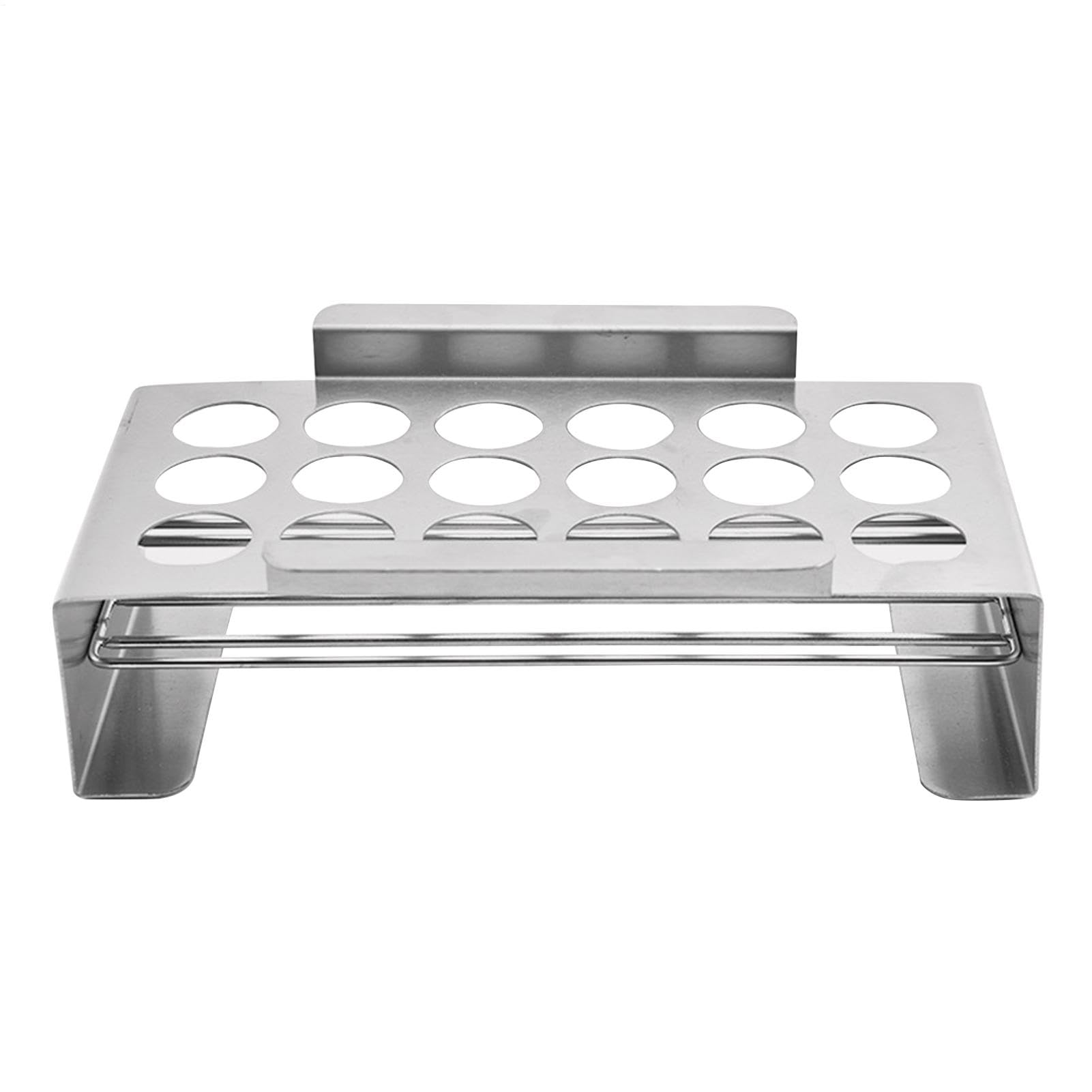 Parrilla para asador de pimientos de acero inoxidable con descorazonador para ahumador