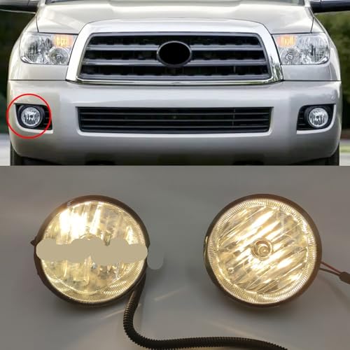 Kit de faros antiniebla para Sequoia 2008-2017 con cubierta de rejilla 7