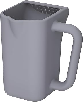 Baby Bath Rinse Cup - Bath Essential Mug with Soft Grip Handle + Flow Control, Silicone Shampoo Rinser & Bath Pitcher for Fun Bath Time, Gift Choice