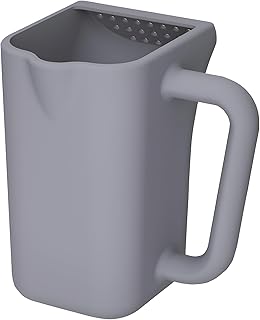Baby Bath Rinse Cup - Bath Essential Mug with Soft Grip Handle + Flow Control, Silicone Shampoo Rinser & Bath Pitcher for Fun Bath Time, Gift Choice