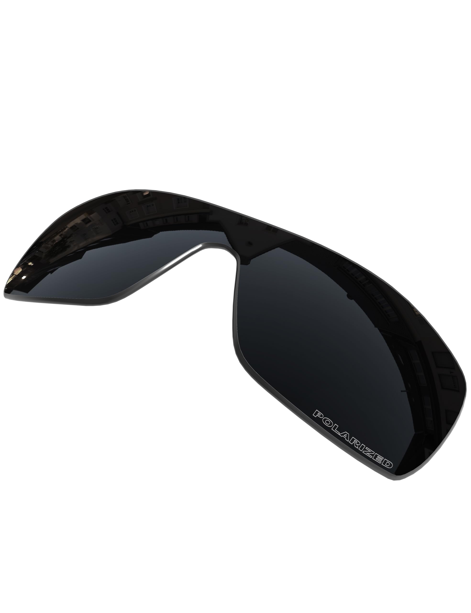OOWLIT Replacement Lenses Compatible with Oakley Batwolf OO9101 Sunglass Black Polarized