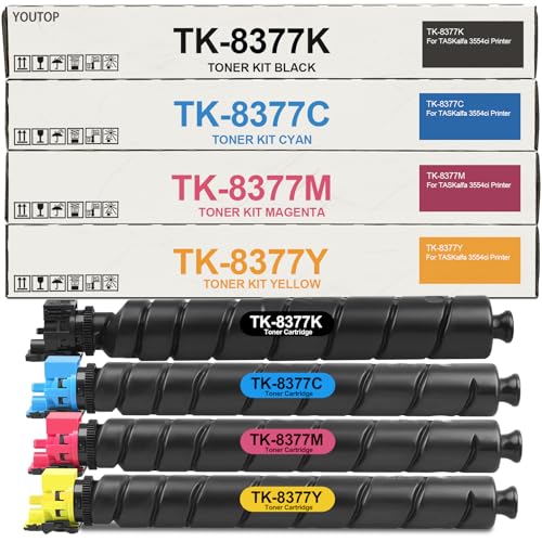 TK-8377 cartouche de toner haute performance pour TASKalfa 3554ci impression nette