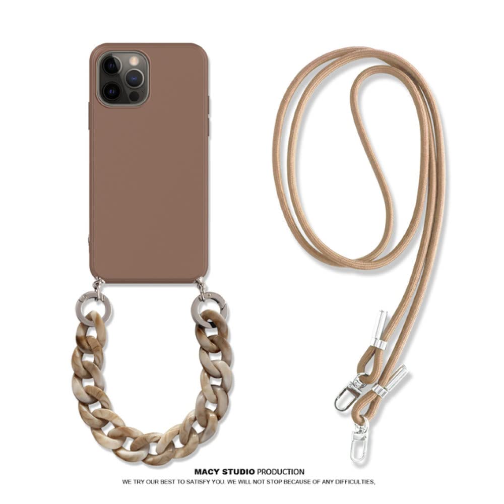 Coque cordon Samsung A12 5G collier marbre pour vos sorties