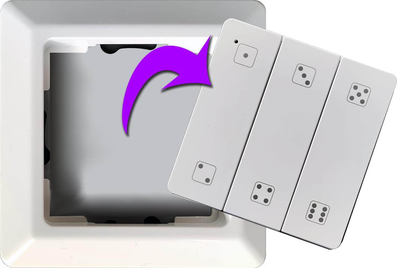 Interruptor remoto 18 escenas magnético ZigBee Tuya