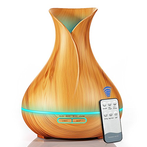 KBAYBO Essential Oil Diffuser with Remote Control Aromatherapy Diffuser 550mL Cool Mist Aroma
