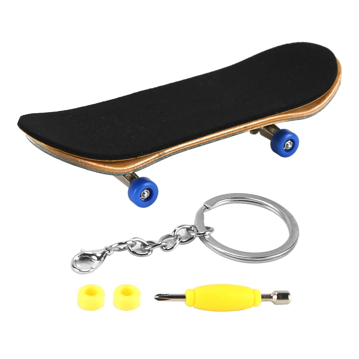 CENPEK 5-Ply Maple Finger Skateboard 100x30mm Professional Finger Sports with Alloy Trucks High-Speed Wheels for boys Adults Stress Relief