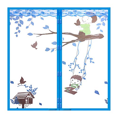 Preisvergleich Produktbild Insektenschutznetz für Fenster, magnetisch, selbstklebend, für Schlafzimmer, Küche, Kinderzimmer etc.