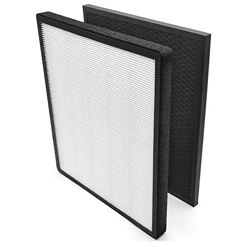 WuYan Filtros Set Piezas Para Levoit LV-PUR131 Purificador de Aire Accesorios Filtro de Carbón...