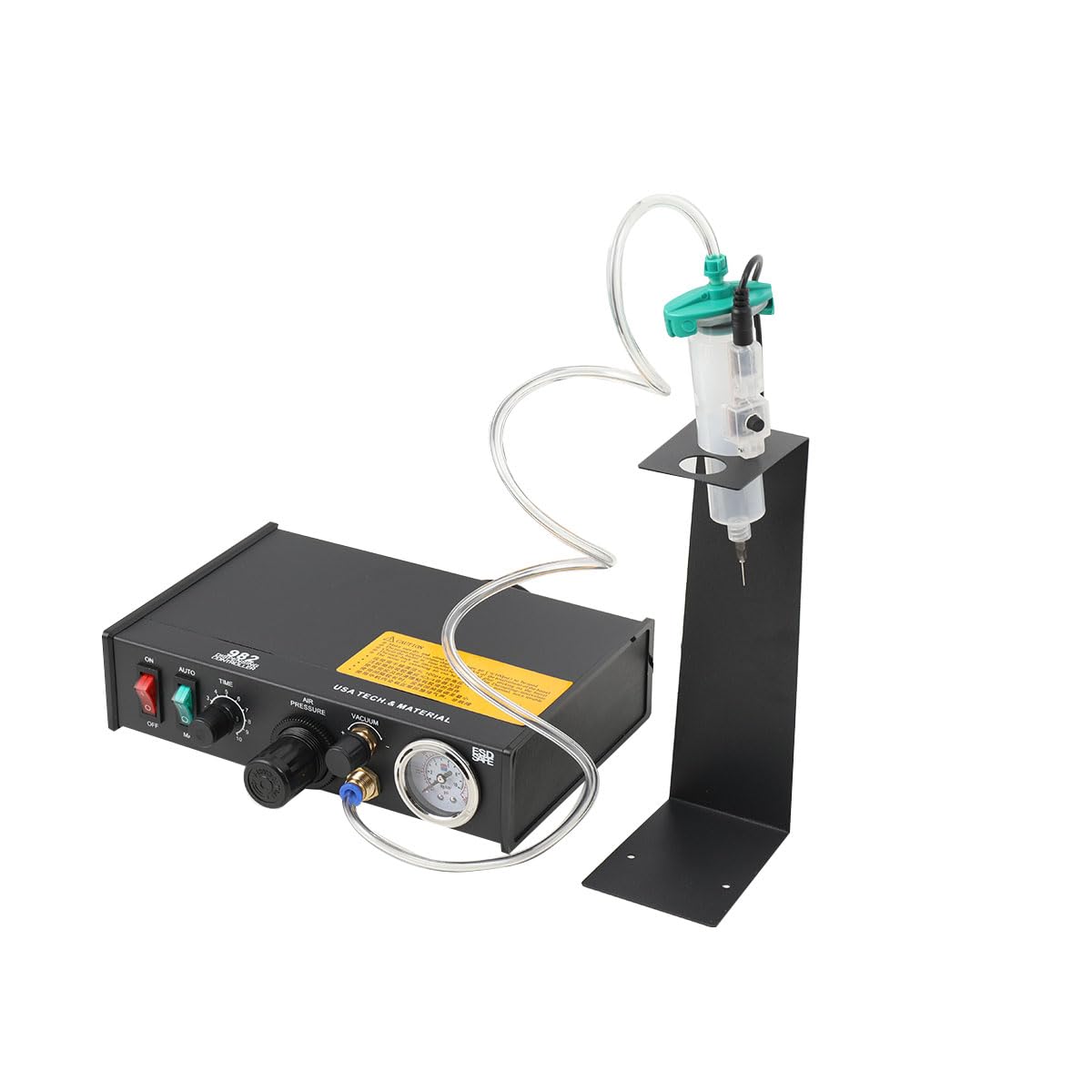 Semi-Automatic Glue Dispenser Machine Solder Paste Controller Glue Dropper Halbautomatisch Manuell Betrieb Leimspendermaschine 220V AC 50Hz Minimale Tropfvolumen 0.01ml
