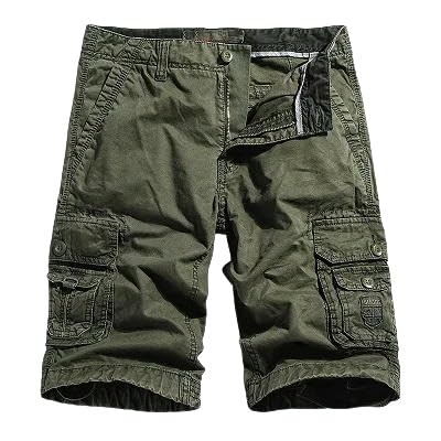 Short cargo homme en pur coton finitions soignées coupe droite