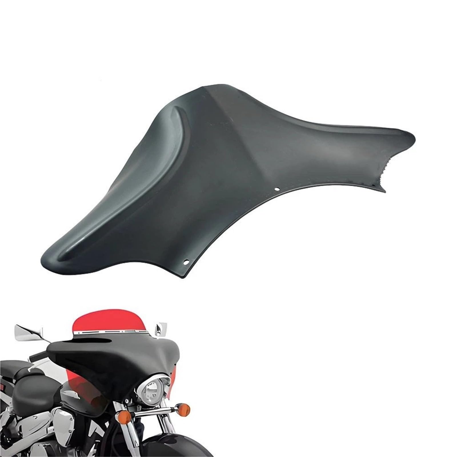 Front Bumper Splitter dachowy Pasuje do Harley Road King Softail 1990-2020 Reflektor Przednia szyba Batwing Motocykl Owiewka Wiatrowa