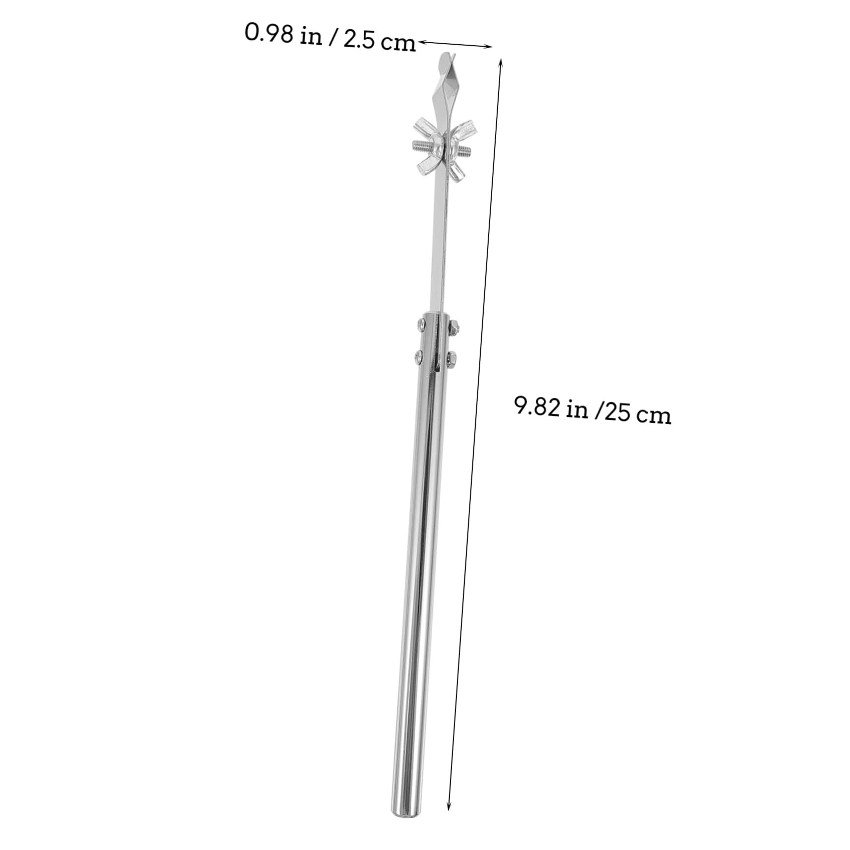 PRETYZOOM 3 pezzi Clip per Termometro da Laboratorio Inox Resistente Accessorio Leggero e Compatto per Misurazioni Precise Scientifico e Didattico