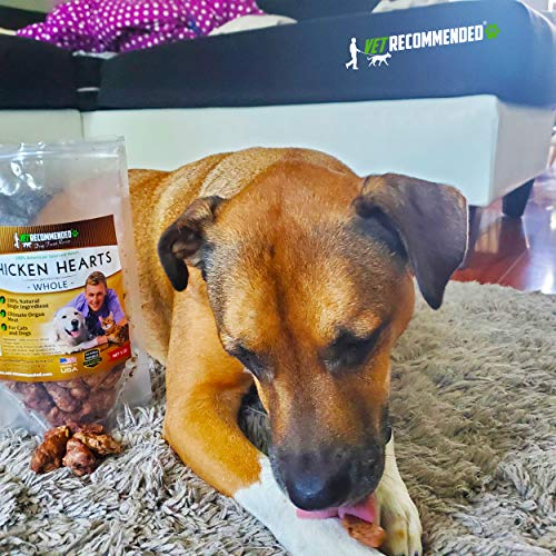 Vet Recommended Premium Whole Chicken Hearts For Dogs And Cats (5Oz Bag), Freeze Dried Natural Dog Treats thumb #5