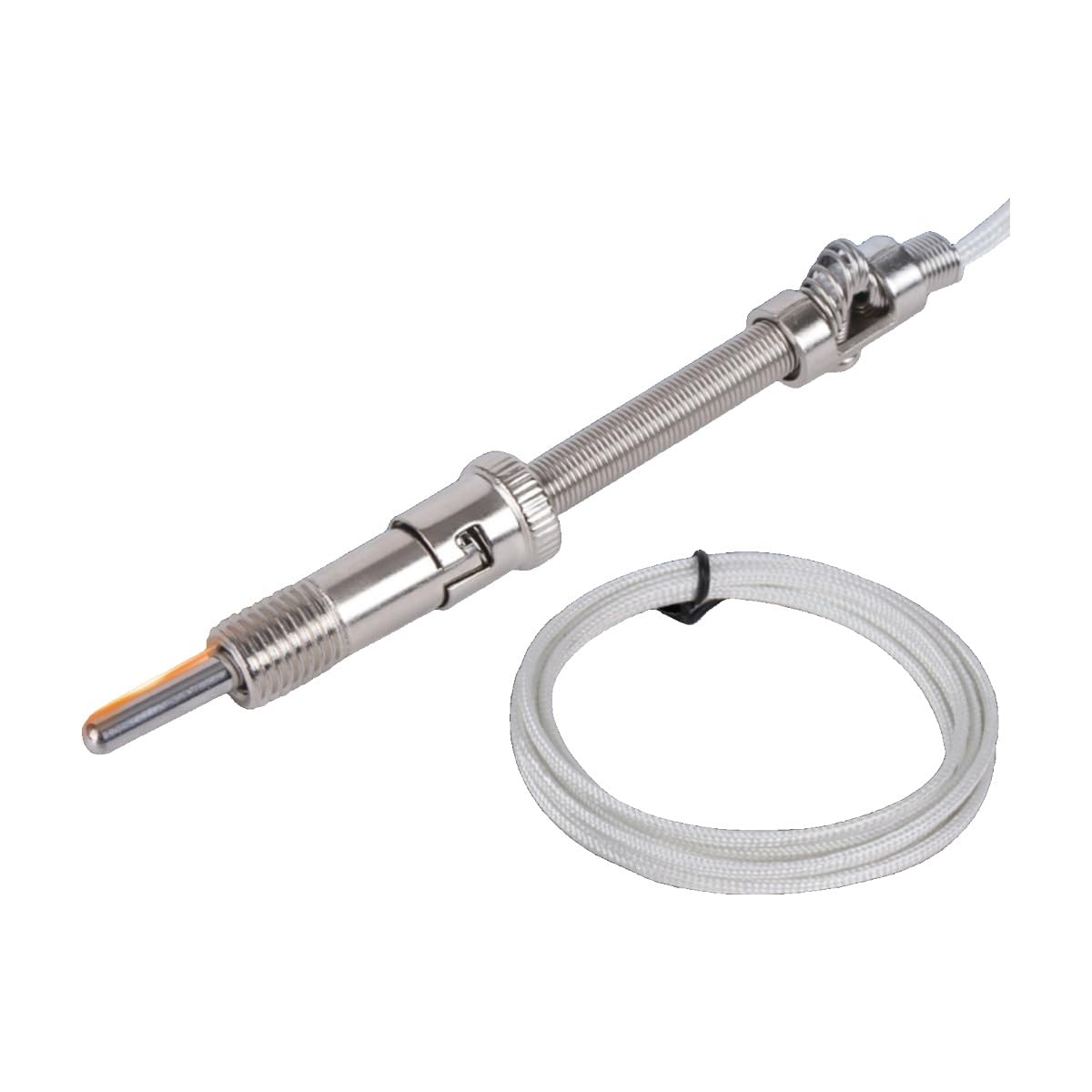 Ressort de compression thermocouple fil recouvert type ressort mesure la température signal induction instrument contrôle sonde(K type wire 10m)