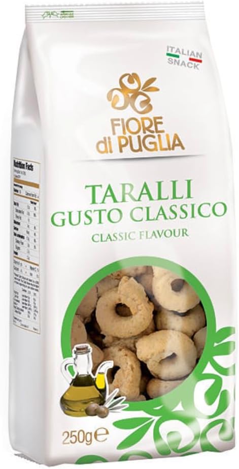 Fiore di Puglia Taralli Gusto Classico 250g - Pack of 3