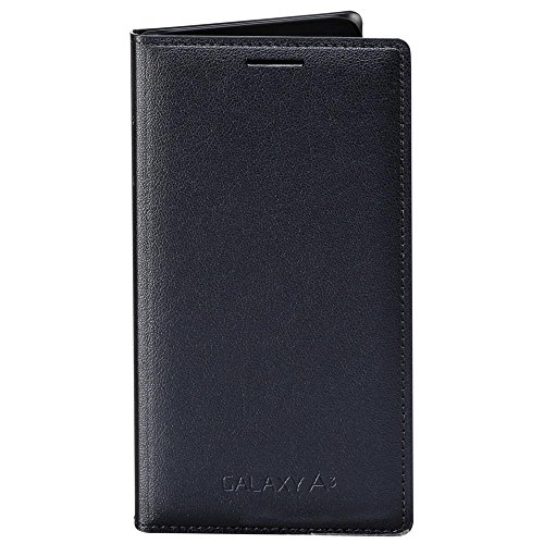 Samsung Etui de Protection Folio avec Fonction Marche/Arrêt Ecran Automatique pour Samsung Galaxy A3 (2015) - Noir Charbon