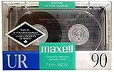 Aufnahmezeit 90 Minuten Maxell UR 90 - Blank Audio Cassette Tape - Normal Bias - 5 Pack