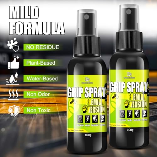 Grip Spray Torwarthandschuhe, 200g Premium Version Anti Rutsch Spray, High Adhesion, rutschfest & Enhanced Grip Strength for BasketbäLle, BasebäLle, FußBäLle, Sportschuhsohlen, Verschiedene SchläGer