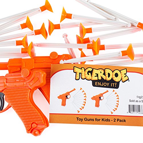 Tigerdoe Toy Guns – (2 Pack)- Toy Dart Guns For All Ages - Blaster Gun With Darts –Dart Shooter Toys For Kids- 2 Guns And 20 Darts- Fun Activities For Boys And Girls- Toys #TOP5