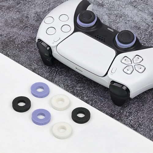 Image of MOLOPPO 6PCS Aiming Precision Rings for PS4,for PS5, for Xbox, for PS5 Accessories, for Xbox Accessories, Gaming Accessory(Black /Purple /White)