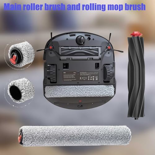 Image of Omni S1 Pro Replacement Parts Accessories for Eufy Omni S1 /S1 Pro Robot Vacuum: Main Brush X1, Side Brush X6, Washable Filter X4, Dust Bag X4, Rolling Mop X3 17-Pack(NOT FOR S2)