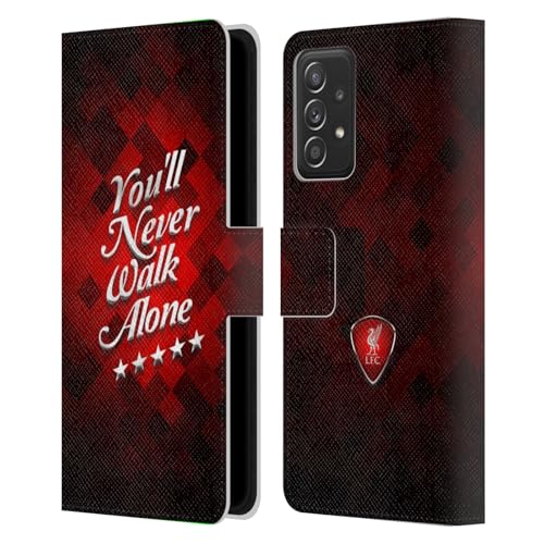 Protection Samsung Galaxy A53 5G Liverpool FC étui portefeuille cuir anti-choc YNWA