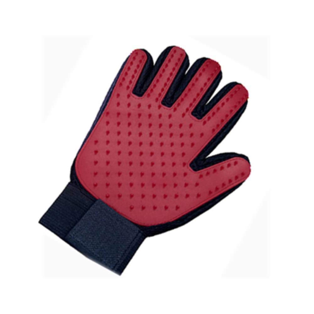 Palamell Cat Grooming Glove Pet Hair Remove Gloves Clean Deshedding Effective Massage Cat Grooming Glove Dog Combs, Left Hand