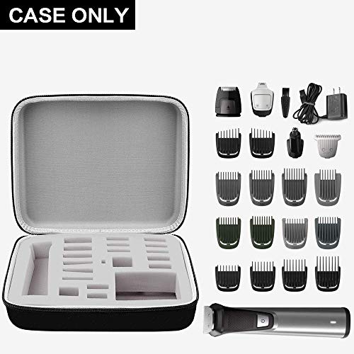 Case Compatible With Philips For Norelco Multigroom Series 7000 + Case Compatible With Meridian Electric Below-The-Belt Trimmer Built For Men #TOP2
