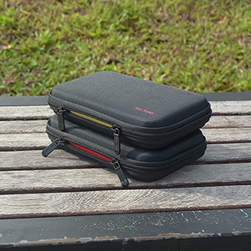 Jun Xuan Hard Game Card Holder Storage Case For Nintendo Switch Games, Switch Game Holders Or Ps Vita Or Sd Memory Card Case (Black/Red) #TOP3