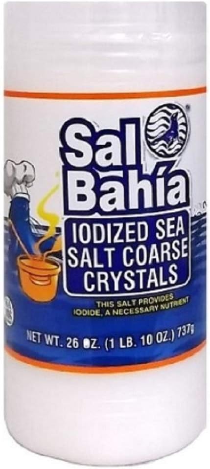 Iodized Sea Salt COARSE Crystals 26 Oz Bottle