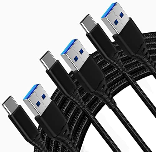 USB C Charger Cable 3FT 6FT 10FT Charging Cord for Moto Motorola G Fast/G Power/G Stylus 2021,Z4 Z3 Play,Edge+,G7/G7 Play/G7 Power,Samsung Galaxy A12 A01 A41 A20E A10E,3A Fast Charge Type C Power Wire