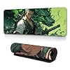 XXL Extended Anime Gaming Mouse Pad - Cool Anime Cartoon Design Large Mousepad, Stitched Edges | 31.5"x11.8"x0.08" Dimensions (Priate-King)