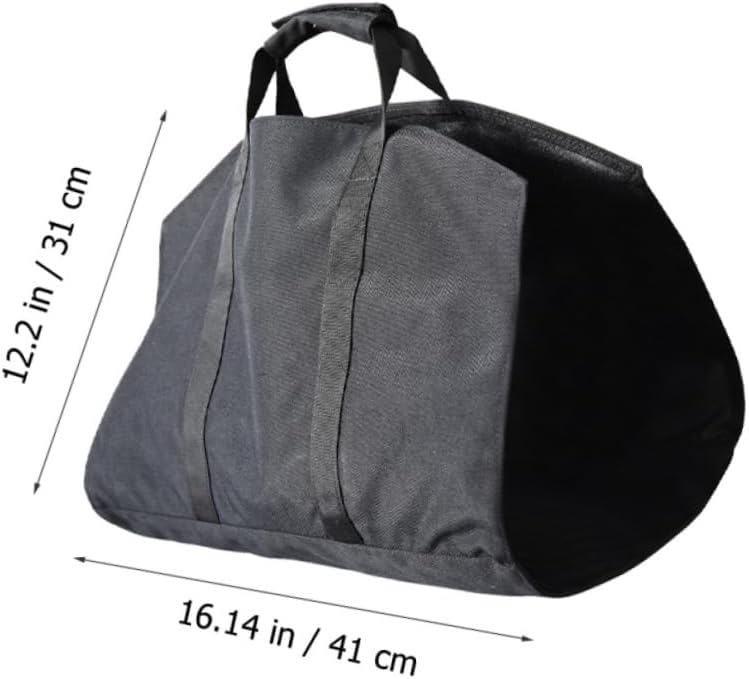 Mikinona Xmas Firewood Bag Foldable Portable Oxford Cloth Log Carrier