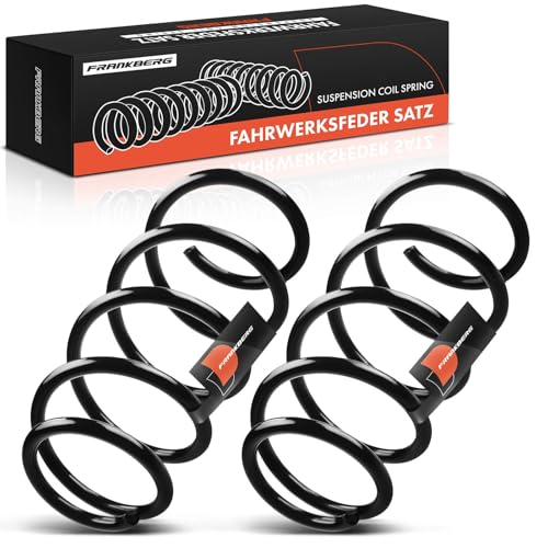 Frankberg 2x Federn Fahrwerksfeder Vorderachse Kompatibel mit Corsa D S07 1.0L 1.2L 1.4L Schrägheck 2006-2014 Replace# 93189878