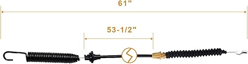 Miniatura 4 de Brlyeeanze 746-04618C Cable de compromiso de cubierta para 946-04618 946-04618C 946-04618A 746-04618 746-04618A Modelo apto para Cub Cadet 1040 1045