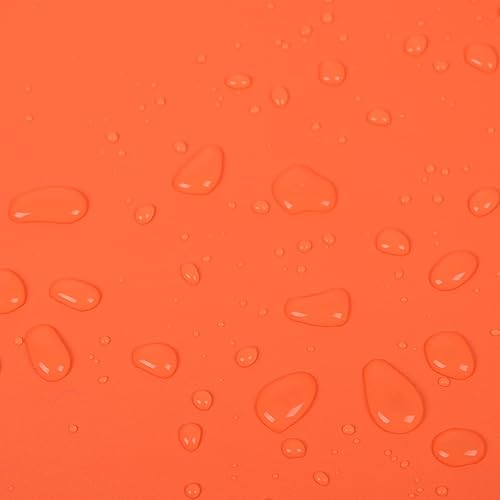 Miniatura 9 de Papel tapiz naranja brillante de 88 x 16 pulgadas, papel de contacto naranja para despegar y pegar, papel tapiz autoadhesivo para pared, apto para