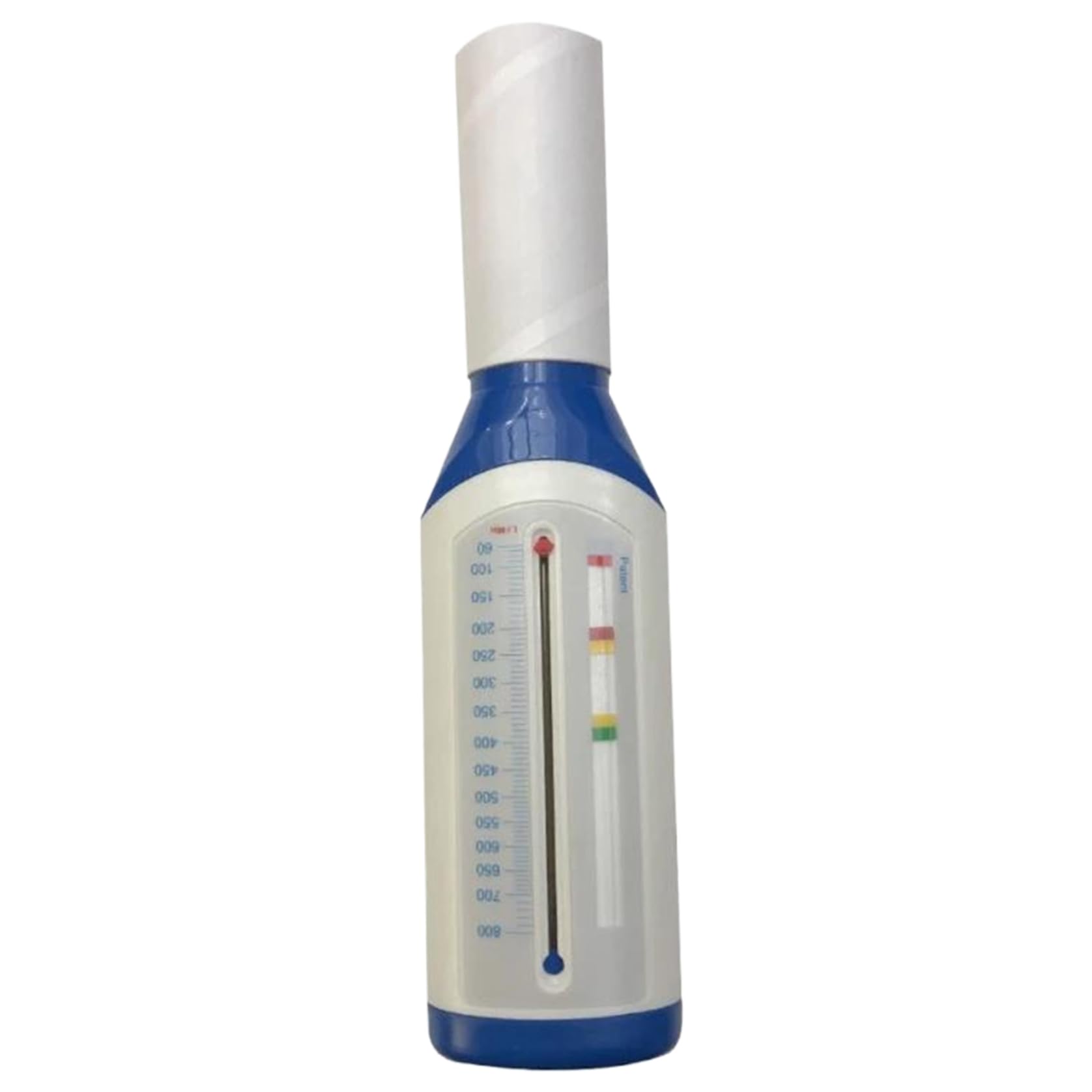 Espirómetro Flujos máximos portátiles Medidor de bolsillo personal Spirómetro de incentivo Adulto con escala y boquilla Respiración Dispositivo de ejercicio para pulmones Monitor de asma, espirómetro