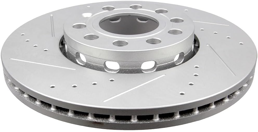 ECCPP 34055 2pcs Front Vented Disc Brake Rotors Fit For Audi For 100 1992-1994,For Audi For 100 Quattro 1992-1994,For Audi For A4 1996-2004,For Audi For A4 Quattro 1996-2004