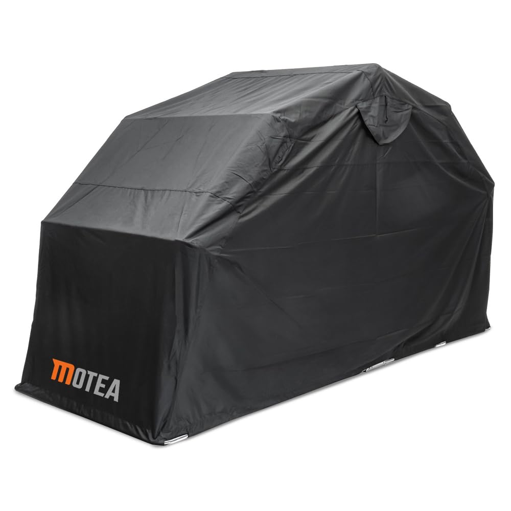 Zeltgarage/Faltgarage für Motorräder und Quads/ATVs XXXL MOTEA schwarz