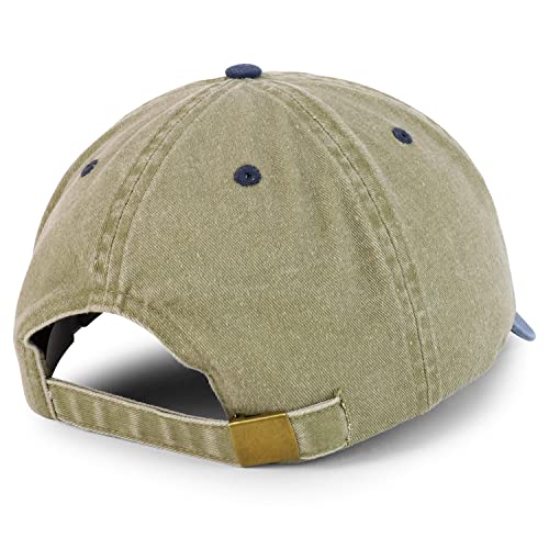 Image of Trendy Apparel Shop Oversize XXL Pigment Dyed Washed Cotton Baseball Cap