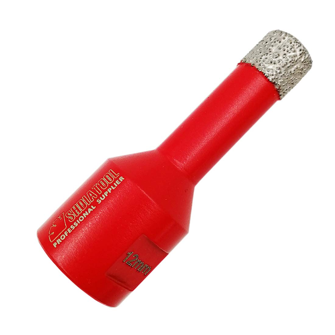 SHDIATOOL Diamond Core Drill Bit,Hole Saw Diameter 12mm 1/2" M14 Thread Vacuum Brazed for Concrete Granite Marble Porcelain Tile Masonry Brick