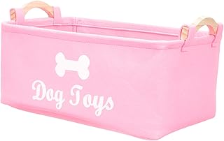 FONDOTIN Box Dog Toy Basket Toy Bins Nursery Toys Containers Fabric Storage Cubes Toy Baskets Storage Kids Dog Toy Storage Foldable Hamper Pet Toy Organizer Felt Handbag Toddler Household