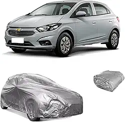 Capa Para Cobrir Carro Onix Hatch Forrada, Impermeável, Anti-U.V. - Protege do Sol, Chuva e Poeira - LOPEZCAR
