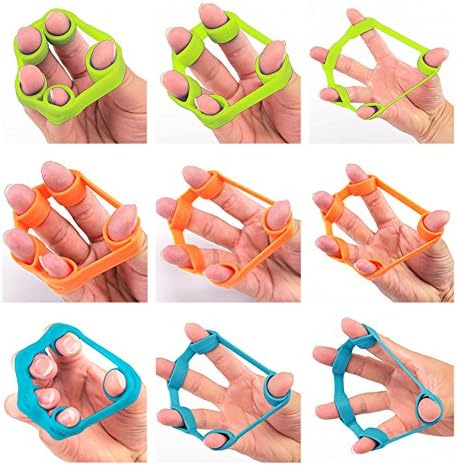 ZANPOON 3Pcs (Different Levels) Finger Stretcher Exerciser, Guitar Finger Strengtheners and Rock Climbing Grips Workout - Image 5