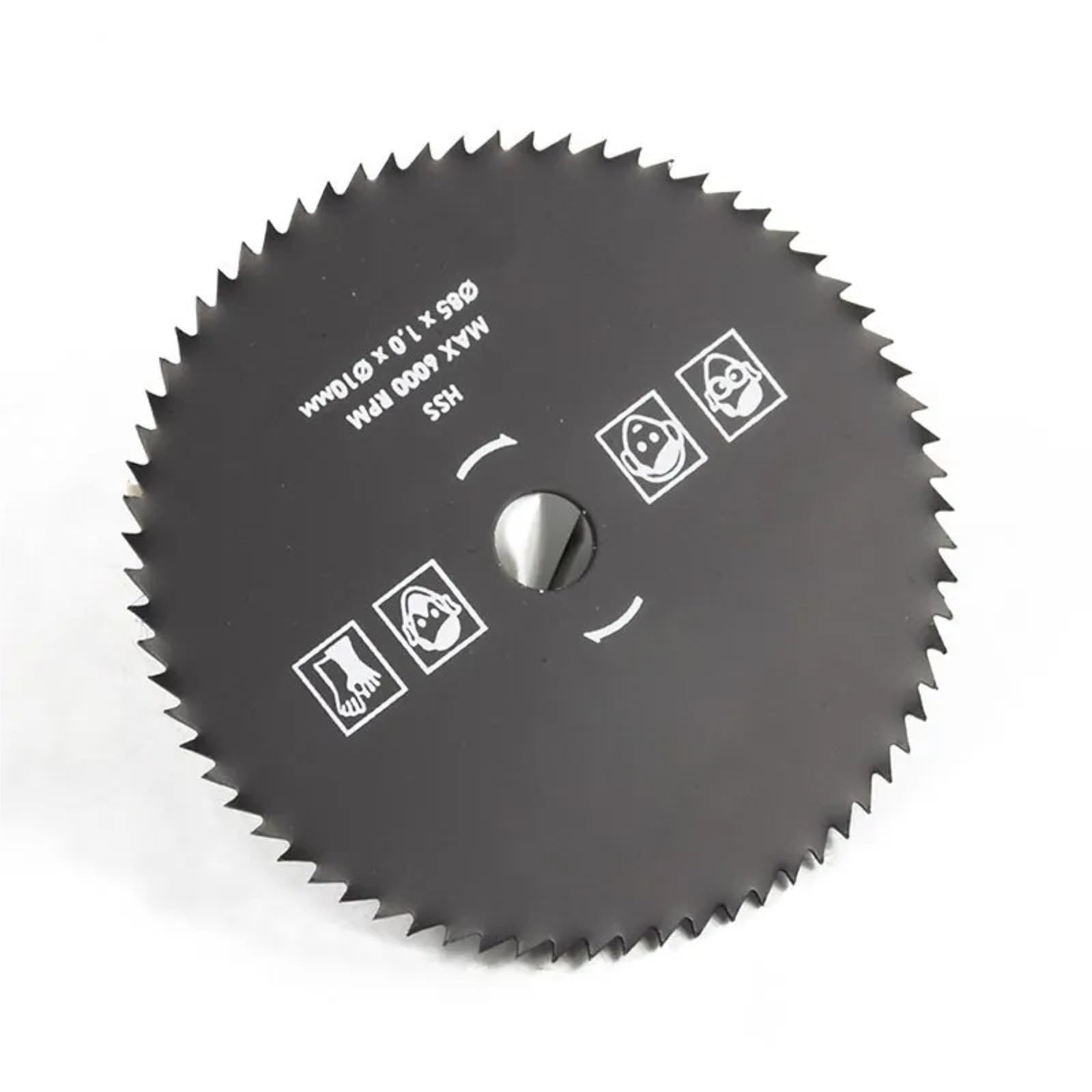 Brzeszczot do cięcia metalu 1 szt. 85mm 60 zębów HSS piła tarczowa tarcze koła do cięcia drewna tarcza tnąca obróbki mini brzeszczot(85mmX16mm 80T)