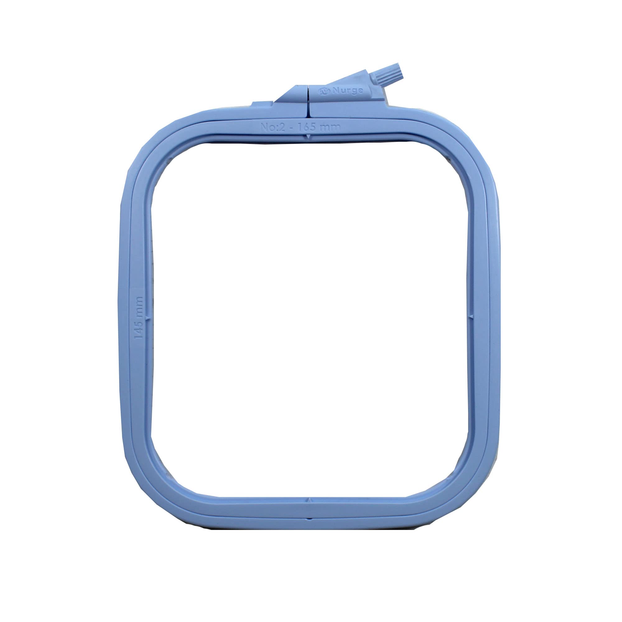 NurgeEmbroidery Cross Stitch Square Oblong Rectangle Plastic Frame Blue #3 195mm x 220mm