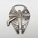 Drhob 1pcs High Quality Metal Alloy Bottle Opener (Color: Silver)