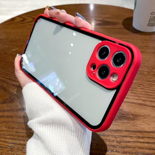 Protégez votre iPhone en voyage avec cette coque transparente antichoc rouge