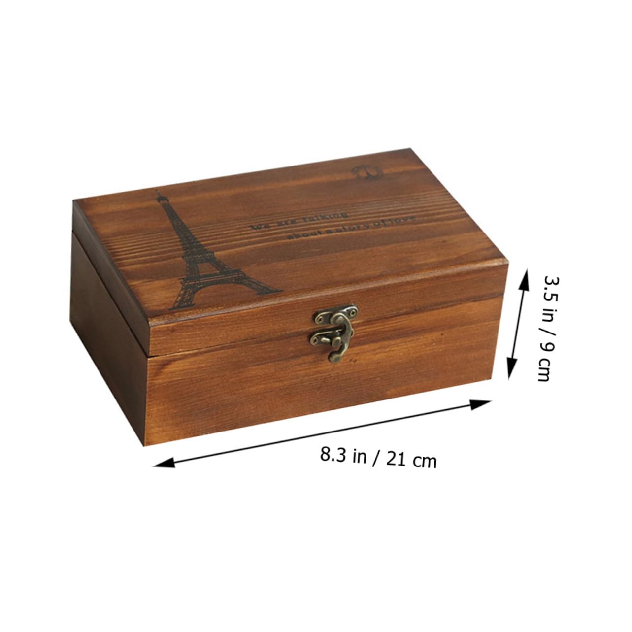 Caja de Costura de Madera Retro para Hilos y Agujas, Organizador Compartimentos para Manualidades, Reparación de Ropa y Bordado en Casa